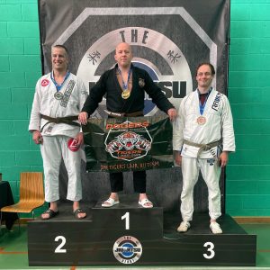 Aaron wins Gold at his first Brown Belt comp, October 2021